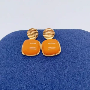 Натуральные серьги, изысканная универсальная инкрустация камня, 12mm, серебро 925 пробы, легкий роскошный стиль, женский стиль