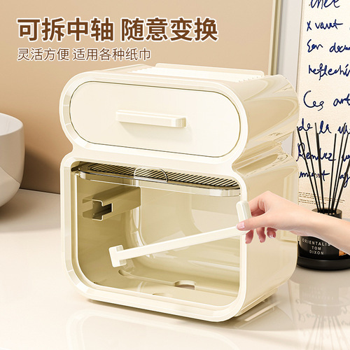 Bathroom toilet paper box toilet tissue box toilet paper storage rack roll paper waterproof wall-mounted no punching