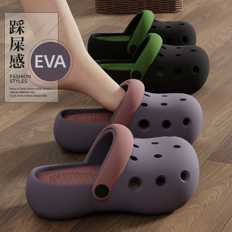 Толстая подошва увеличивается, эва топает на фекалии