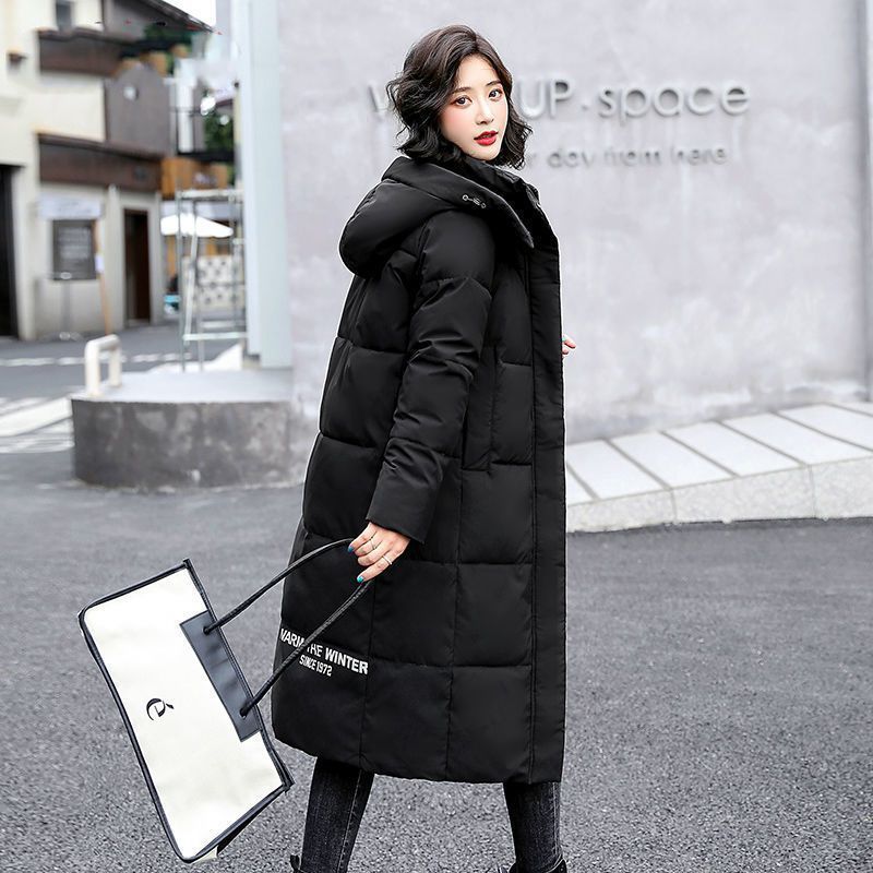 Women's Long Warm Winter Coat High-end Korean Style Casual Jacket_voghion.com
