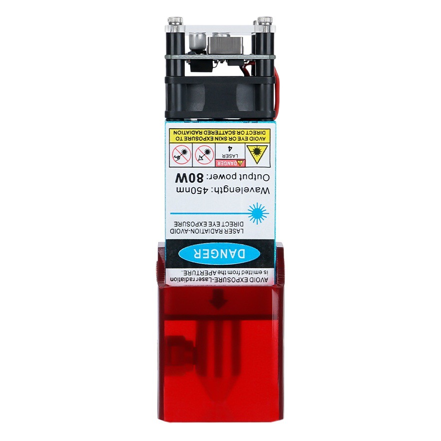 10W láser con asistencia de aire 450nm láser azul cabeza TTL módulo para DIY máquina de grabado láser herramienta