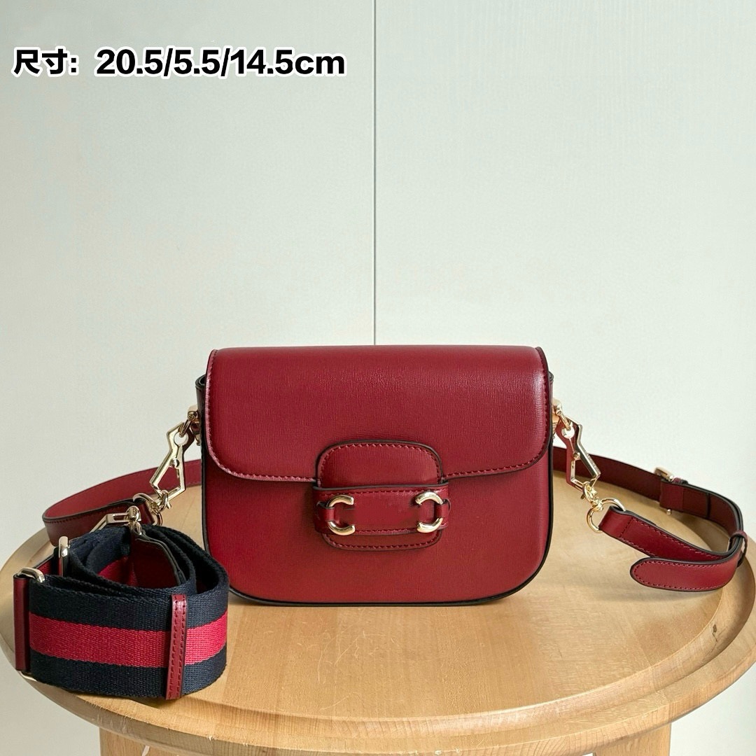 G-Style 1955 Saddle Bag With Double Shoulder Straps, Horsebit Genuine Leather Shoulder & Crossbody Bag For Women, 2025 New Versatile Edition - Thumbnail 8