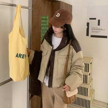 2025年新款棉服女冬短款宽松加厚小个子外套韩版棉袄潮流皮衣棉衣