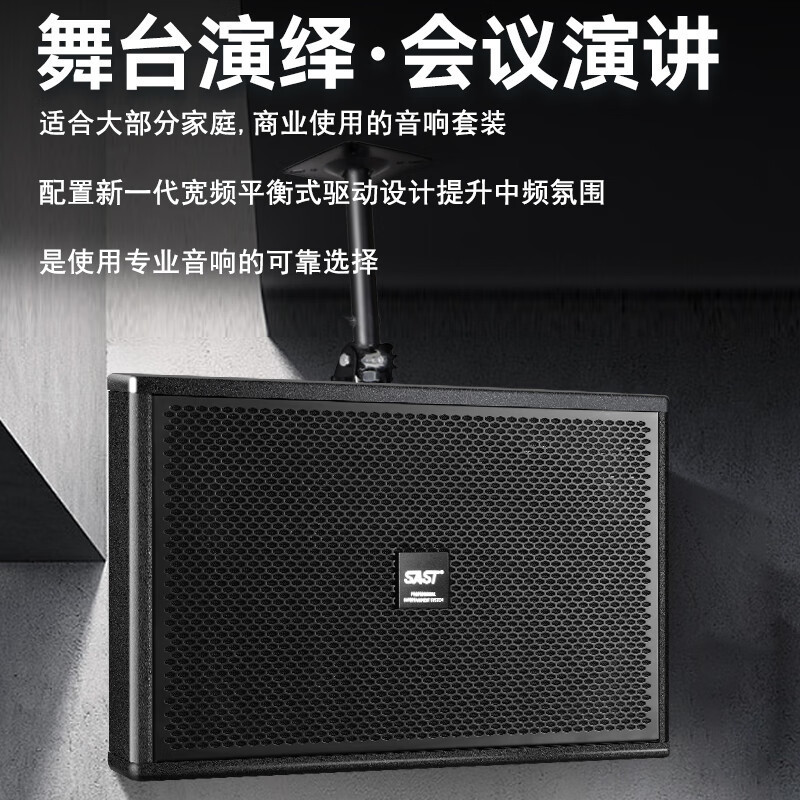 Xianke (SAST) Xianke W10-1 Professional Passive Sound Conference Room Hotel 10inch Home ktv
