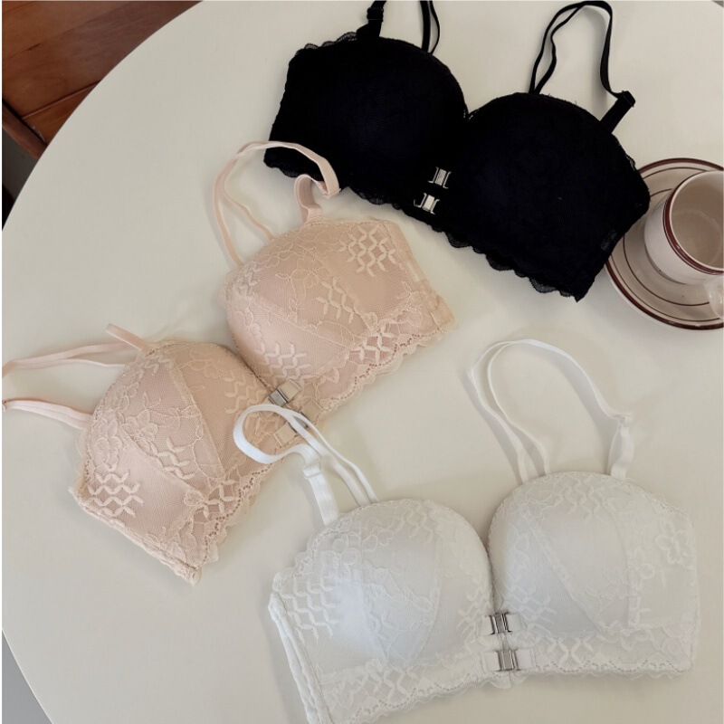 209 Original Version Convenient Magnetic Double Front Clasp Lace Bra for Small Busts, Push-Up, Palm Cup, Invisible Backless Bra 209 Original Version Convenient Magnetic Double Front Clasp Lace Bra for Small Busts, Push-Up, Palm Cup, Invisible Backless Bra