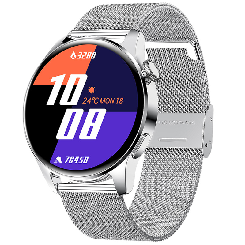 Banda de acero plateada de Milán