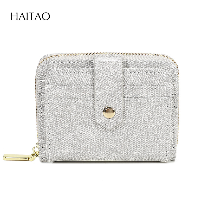 2025 nueva cartera corta de dos plegables para mujeres cartera multi-tarjeta cartera de cambio INS