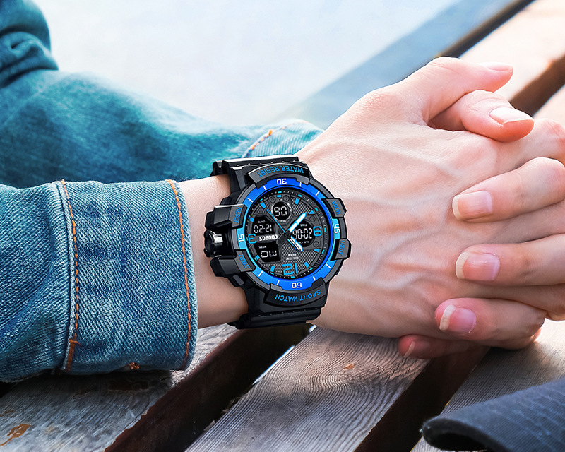 Men's Sports Watch Luminous Waterproof Electronic Digital Sport_voghion.com