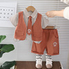 Summer set, children's summer clothing, western style, with short sleeve, wholesale
