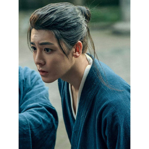 New Chinese-style men's Wudang Wangye-inspired Taoist robe jacket—men's cotton-linen cropped robe for Tai Chi practice and monastic attire