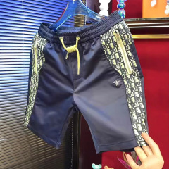 トレンディなブランドプリントの新しいメンズトレンディな多用途夏通気性ファッション 5 点パンツビーチパンツカジュアルショーツスポーツ