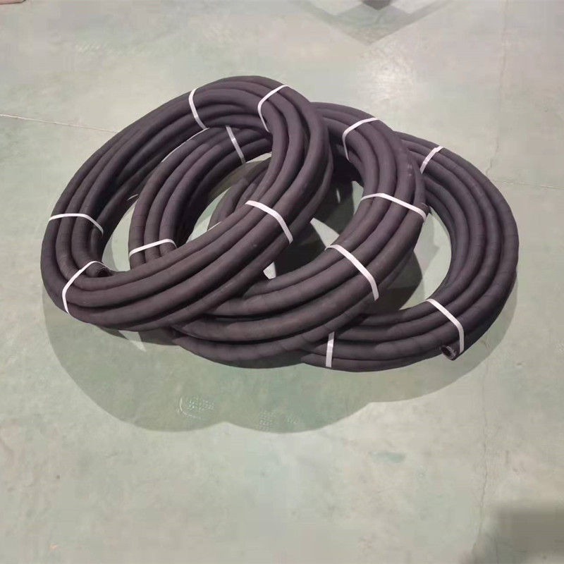 高压黑色夹布橡胶管输水管耐热管耐高温蒸汽管橡胶水管软管皮管
