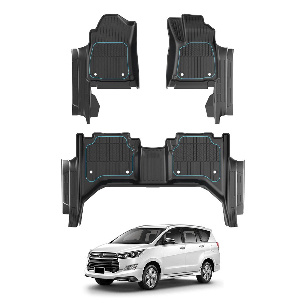 Adecuado para Toyota Innova Kijang, timón derecho, alfombrilla especial para automóvil, alfombrilla impermeable 5D TPE