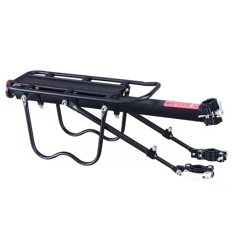 Estante de bicicleta de montaña Suspensión de aleación de aluminio estante trasero de bicicleta estante completo de liberación rápida accesorios de asiento trasero de bicicleta transfronteriza