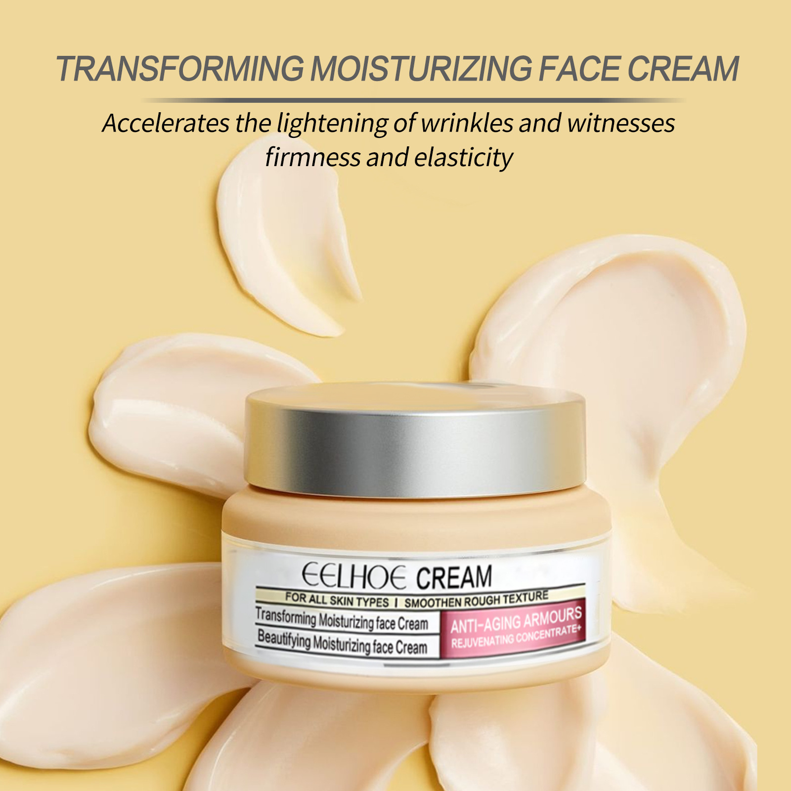 EELHOE Facial Firming Cream Weakens Fine Lines, Replenishes Wrinkles, Moisturizes, Brightens, wrinkle, Anti aging and_voghion.com