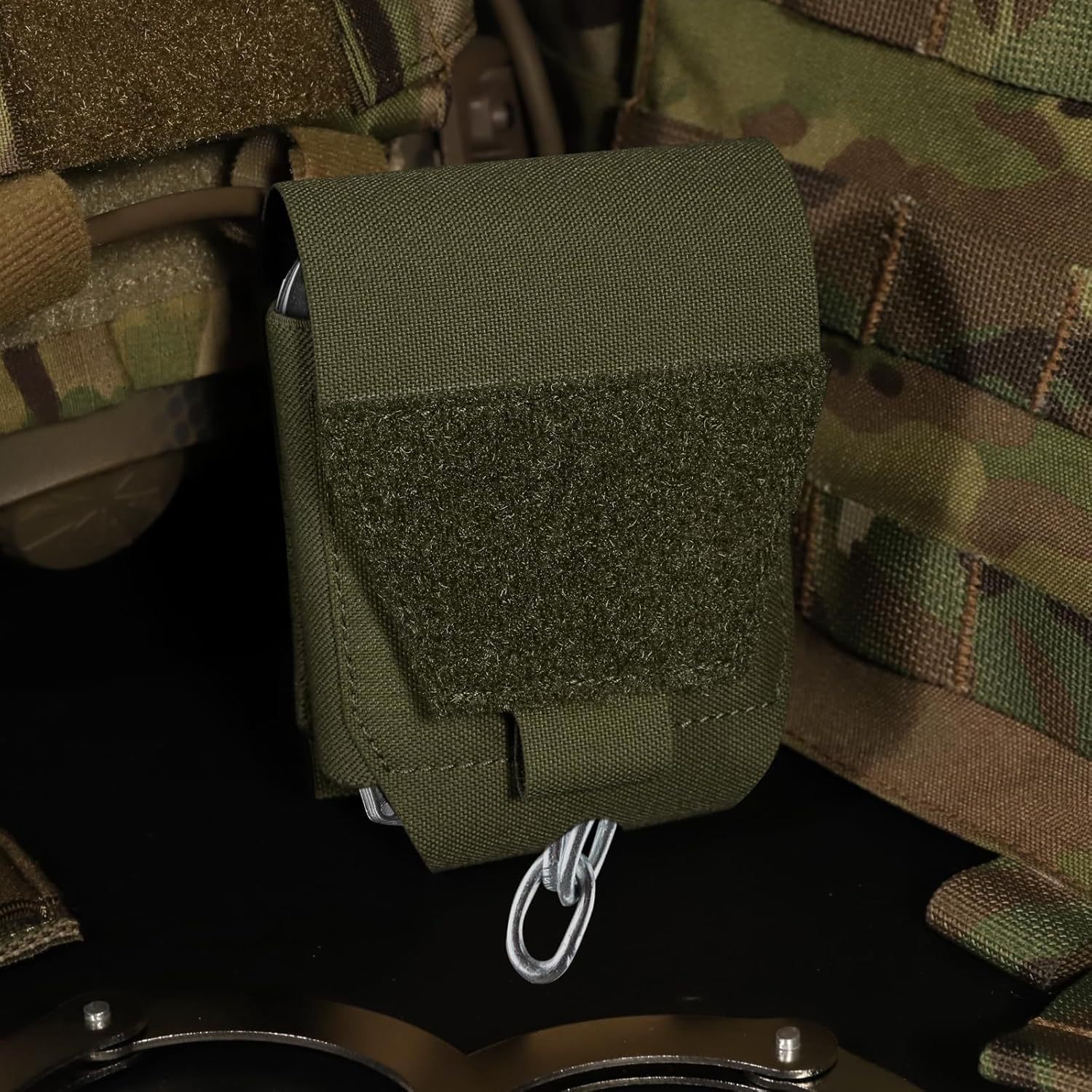 Amazon Quick-demolition aplicación de la ley esposas riñonera multifuncional bolsa de contenedor táctico al aire libre bolsa de accesorios de cinturón de liberación rápida