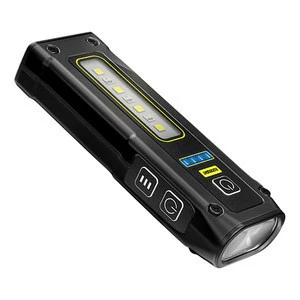 Tactical Flashlight, Magnetic – UV fənərlər - tsd26802-black-mini-output-flashlight-with-side-light