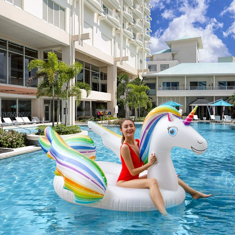 Трансграничный Новый ПВХ ТПУ открытый водный надувной цвет Пегаса поплавок плавательное кольцо взрослое водное кольцо сиденья