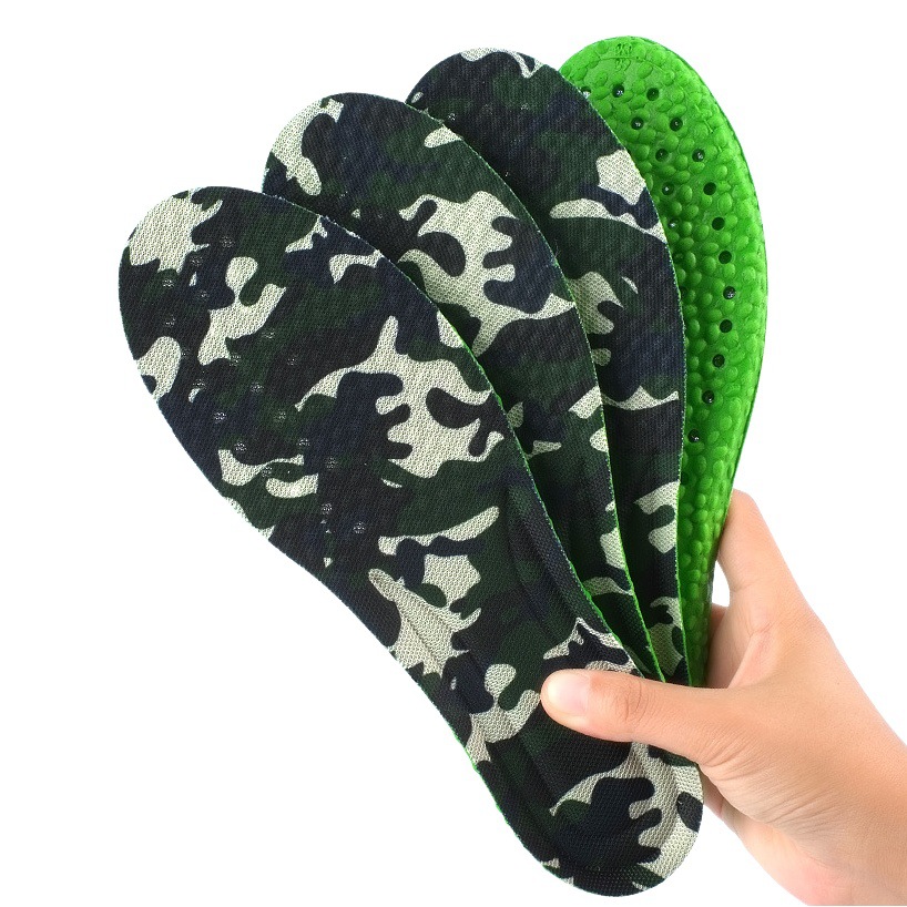 Plantillas deportivas con suelas suaves que no cansan los pies, se sienten como pisar la nieve, alta elasticidad, plantillas de entrenamiento militar de verano, plantillas de PU cómodas y transpirables con soporte para el arco del pie