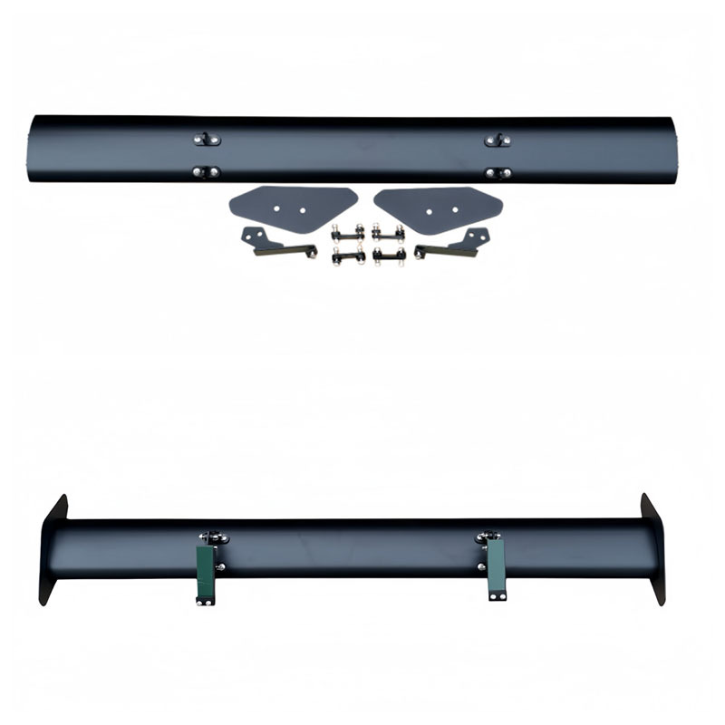 Cross-Border Hot-Selling Car Rear Wing Modification, No-Drill Single-Layer Aluminum Alloy Rear Wing, Hatchback Car Wind Deflector Spoiler