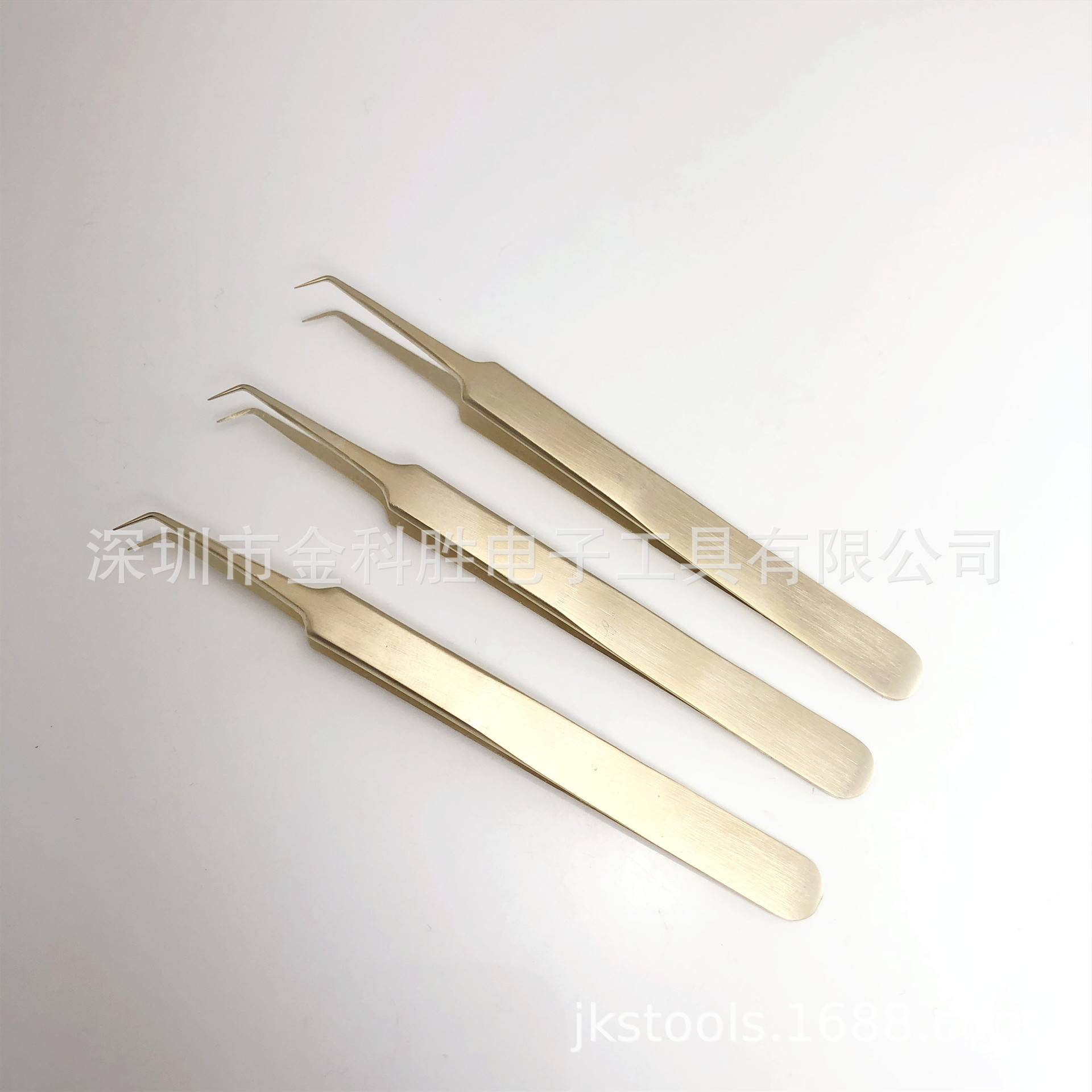 热销 BONNITA JKS-68精品高精密镊子 弯头嫁接睫毛专业美睫开花夹