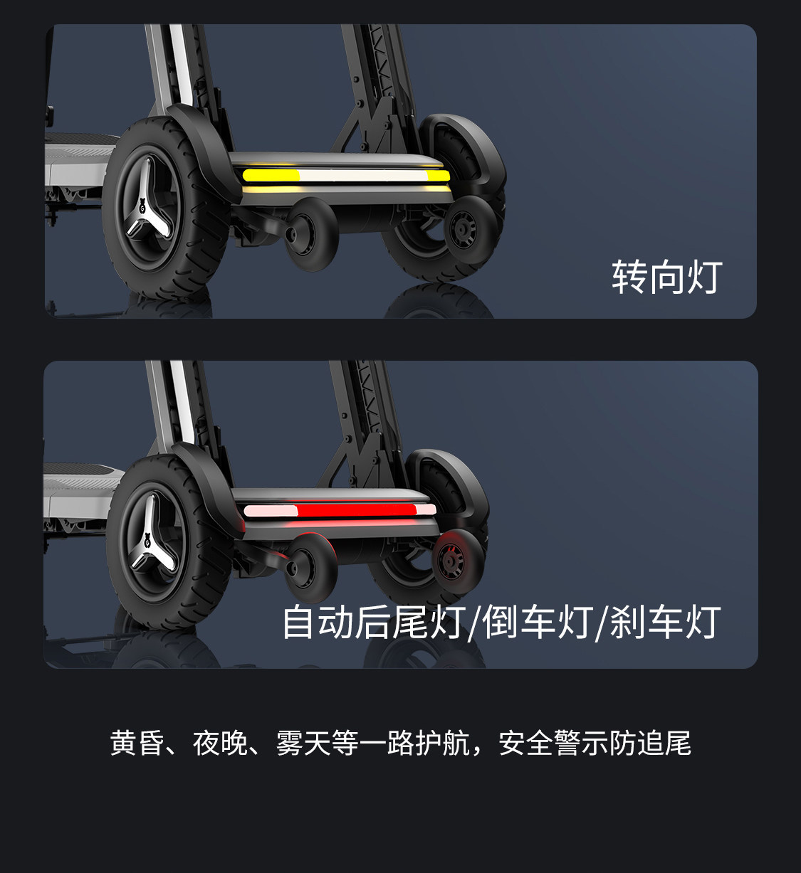 Pipi Bear L5 Lightweight Elderly Mobility Scooter, Foldable Portable Four-Wheel Electric Vehicle, Intelligent Anti-Collision Safety Scooter