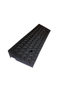 Curb Ramp Pad Rubber Plastic Road Ramp Uphill Pad Road Deceleration Anti-Collision Pad Wheel Step Board