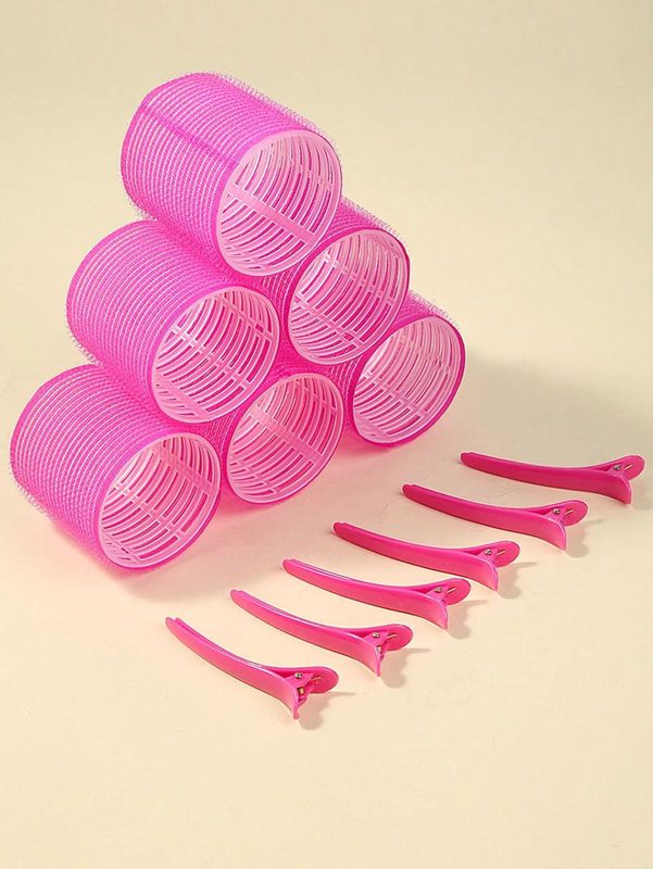 メーカー直売前髪巻き巻き髪器巻き髪器プラスチック自粘巻き髪玉巻き髪棒|undefined