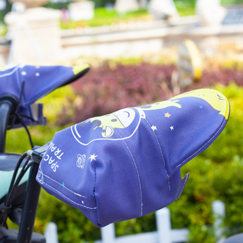 夏季电动车防风防雨防水透气电瓶摩托车手把套防紫外线护手骑行|undefined