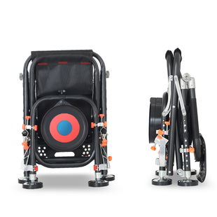 ✅ Seat New Small Folding Chair New Knight Fishing Chair Multifunctional Fishing Chair Portable for Wild Fishing