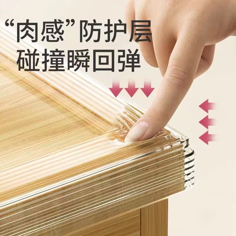 Cross-Border Transparent Anti-Collision Strips, No-Stick Baby Anti-Collision Edge Table Balcony Corner Airbag Anti-Collision and Odorless