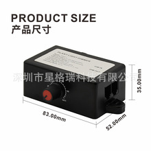 控制器led植物灯调光器0-10v旋钮调光器适用调光电源黑色跨境