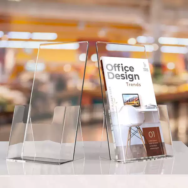 Transparent Acrylic Brochure Catalog Display Rack File Storage Storage Rack Desktop Wall-Mounted Information Rack Manufacturer