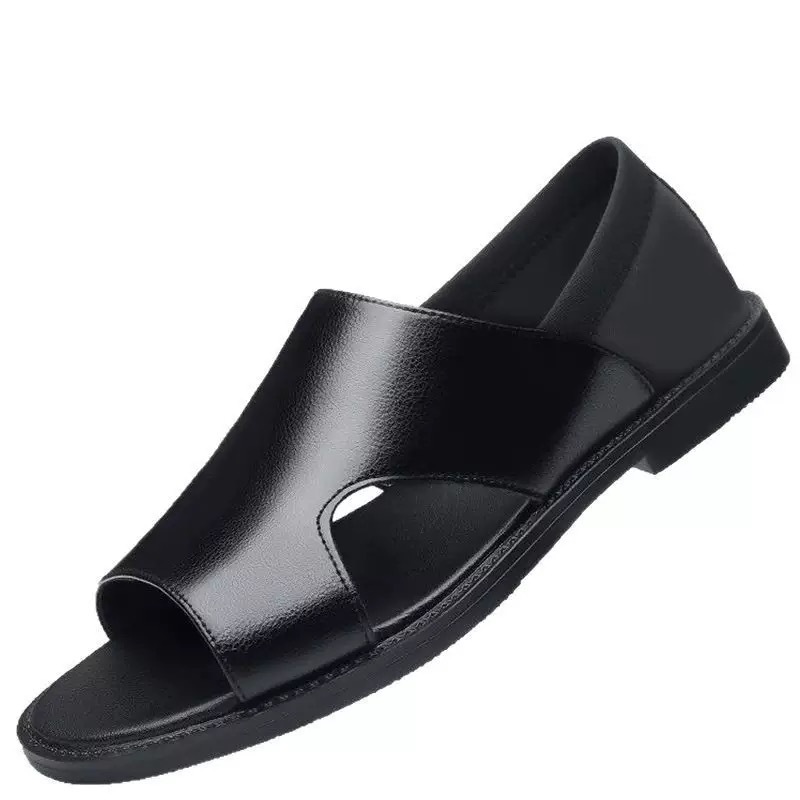 top Quality Summer New Style Flat Lightweight Sandals For Foreign Trade, Middle-Aged Men's Outdoor Fashion Roman Beach Slippers_voghion.com