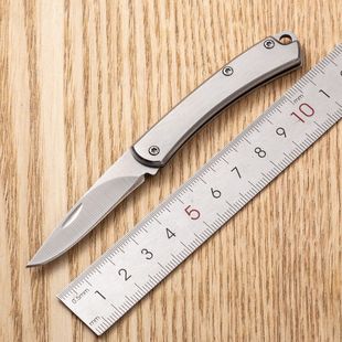 Factory Direct Silver Soul stainless steel folding fruit knife mini portable knife lockless folding knife pocket knife