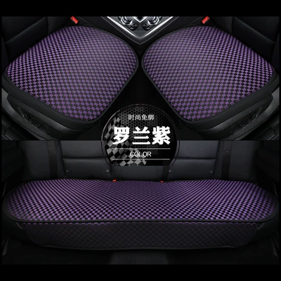 suitable for all seasons, featuring – Seat cushion, seat cover - roland-purple-small-square-pad-single-sheet