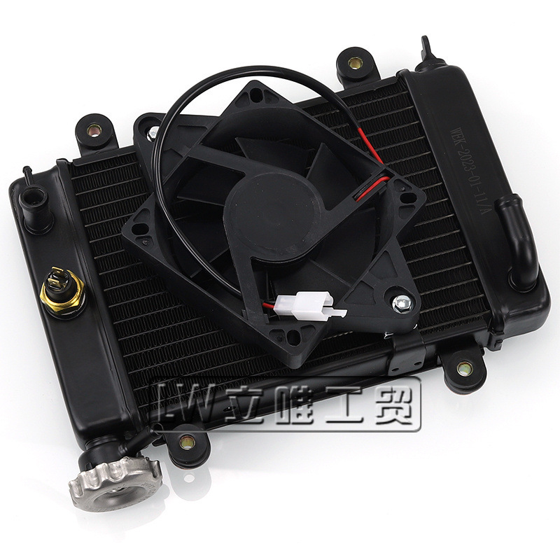 Atv Beach Bike Off-Road Motorcycle Accessories: Da Gong Da Han Niu Da Tong Ma Long Water-Cooled Fan, Hot Water Tank, Radiator