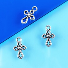 1.7*1cm�պ���ɰ��Ͻ���Ʒ�Ҽ�DIYСʮ�ּܹҼ�����װ���������