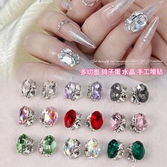 ネイルアートアクセサリー、新しいパイルダイヤモンド完成品、フラッシュピジョンエッグ、ライトラグジュアリー、ハイエンド、多用途ネイルアートアクセサリー、人気