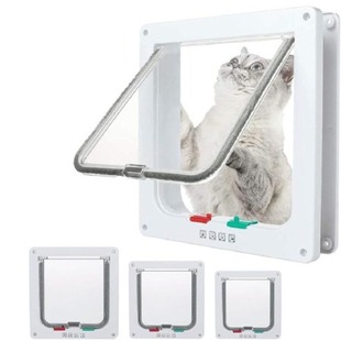 Manufacturers supply explosions cat door dog door can control the direction of entry and exit four modes to lock the new pet supplies
