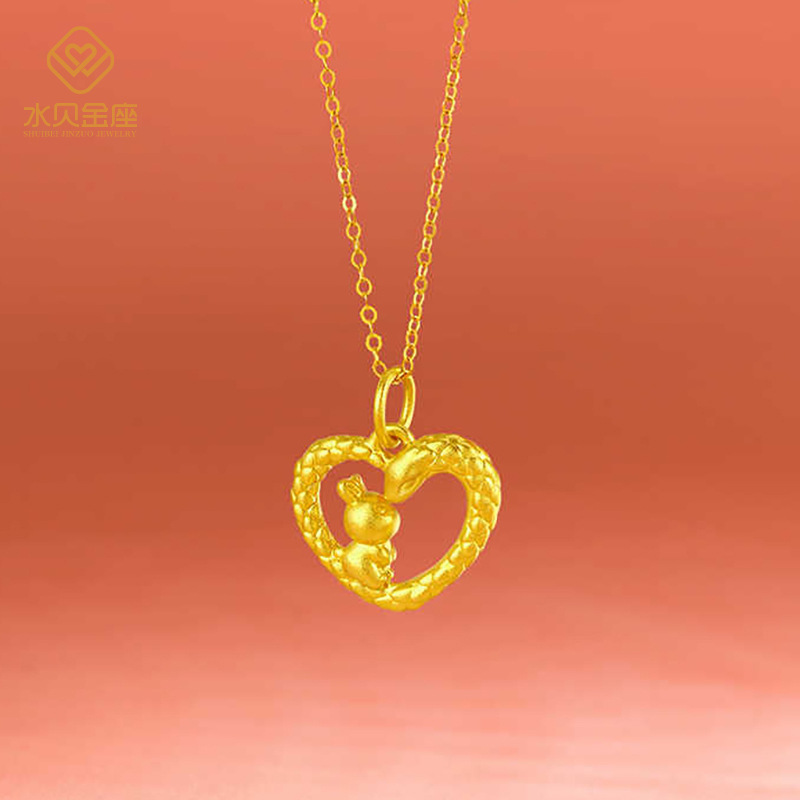 펜던트 + S925 실버 골드 도금 목걸이 + 인증서 + 카운터 포장