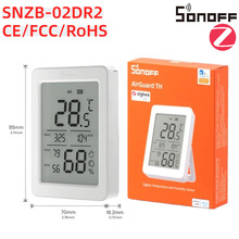 AirGuard TH SNZB-02DR2 3.6 LCD��ʪ�ȴ����� ZigbeeЭ��  SONOF