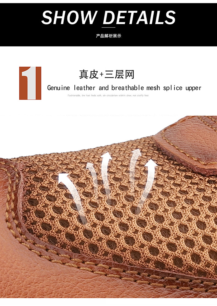 Cross-border large-sized outdoor wading light-soled sports sandals, men's trendy summer Korean version cowhide toe cap beach shoes, clogs undefined
