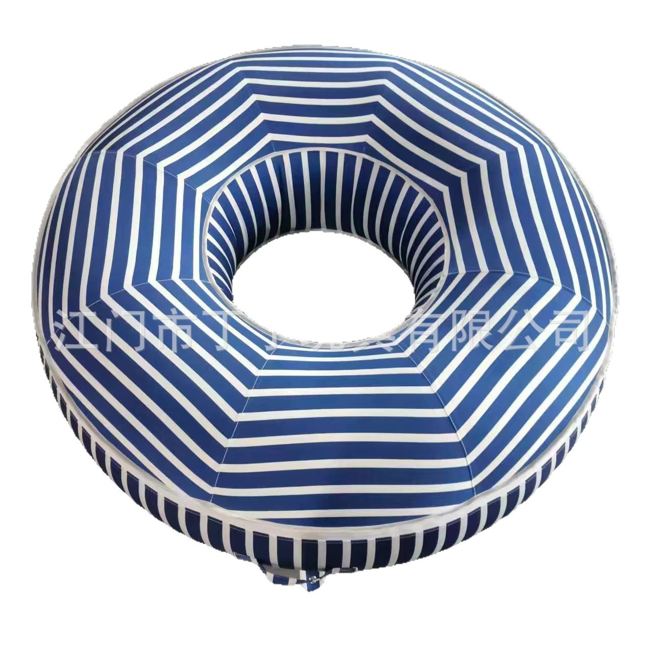 Fábrica directa de cubierta de tela inflable cama flotante de PVC flotante anillo de natación redondo maneja impermeable anillo adulto