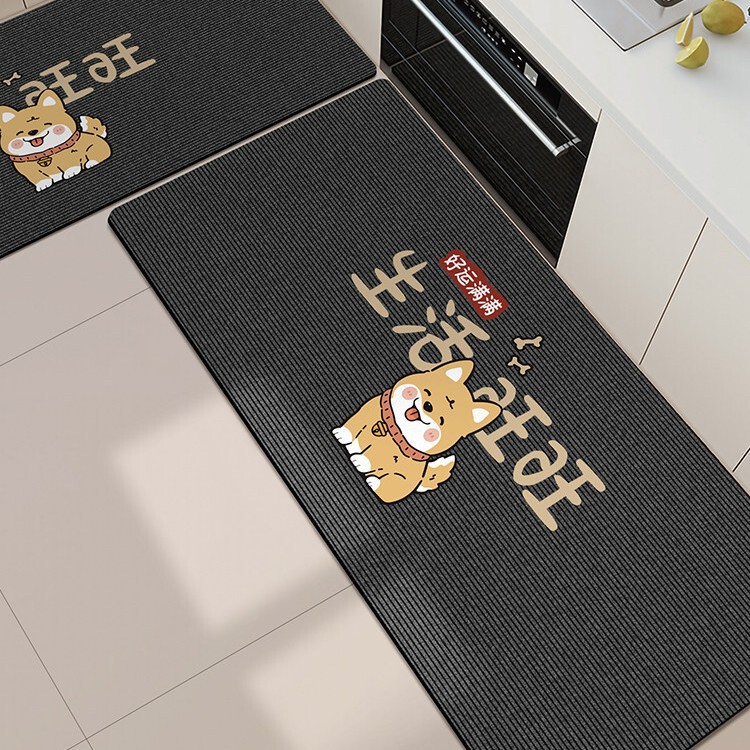2026 New Style Simple Kitchen Floor Mat, Non-Slip, Oil-Resistant, Dirt-Resistant, Water-Absorbent Mat, High-Grade Wipeable No-Wash Door Mat Wholesale