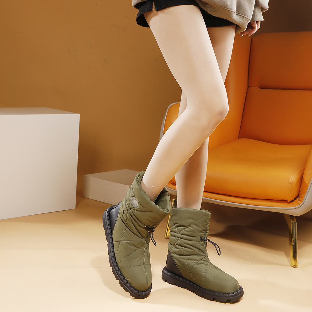 distribución de nueve copos de nieve comercio exterior transfronterizo botas de nieve para hombres y mujeres botas de pareja