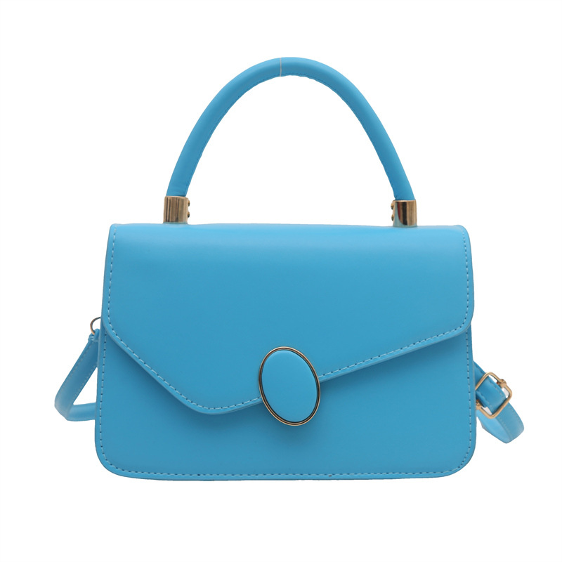 2025 primavera nuevo estilo simple y popular bolso de hombro coreano de color sólido simple bolso de literatura y arte para mujeres