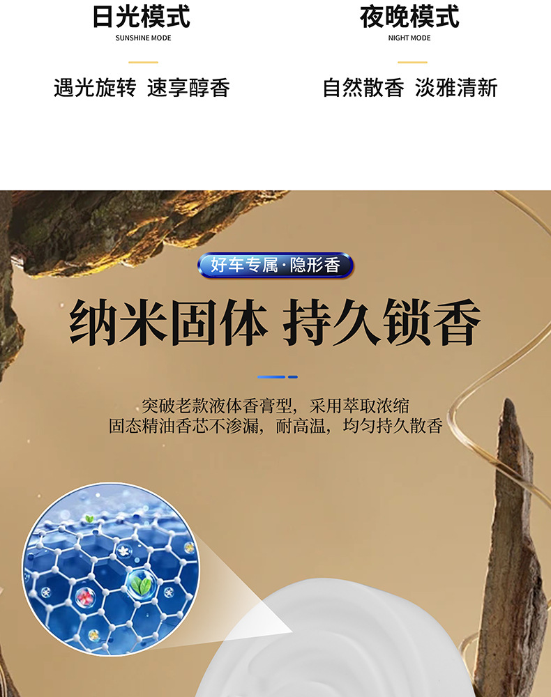 Cross-Border Car Aromatherapy Helicopter Car Perfume Ornaments Solar Aircraft Car Long-Lasting Fragrance High-End Decoration