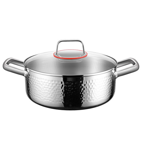 Sonorous soup pot 316 stainless steel household gas steaming stew porridge noodles induction cooker hot pot thickened non-stick large capacity