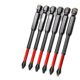 Black gold steel super hard cross electric batch head high hardness hand electric drill strong magnetic batch head suit impact non-slip batch head